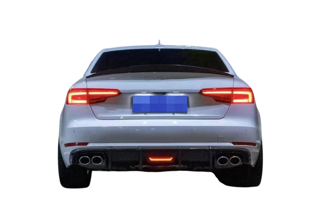 💫ART.4595 Diffusore ABS (Nero Lucido) adatto per Audi A4 S4 S-Line 2017-2019💫