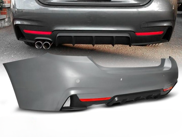 💫ART.10351 PARAURTI POSTERIORE PERFORMANCE STYLE PDC - BMW F32 / F33 13-20💫