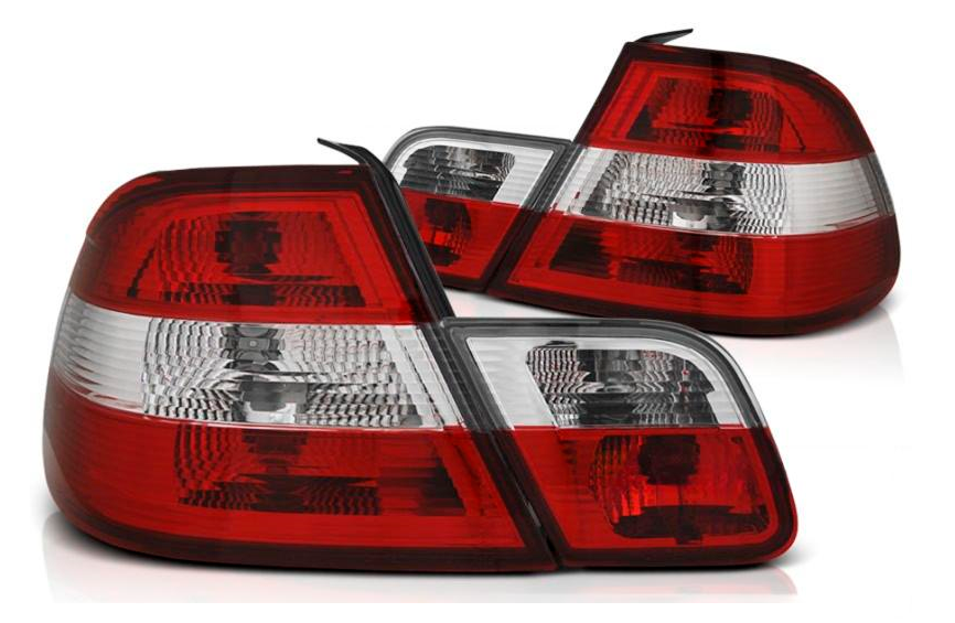👉Fanali posteriori rossi e bianchi adatto per BMW E46 04.99-03.03 Coupé👈