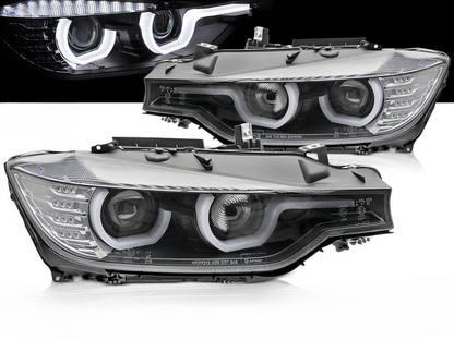 ART.5482    FARI ANTERIORI BMW SERIE 3 F30/F31 11 -15 U-TYPE CROMATA