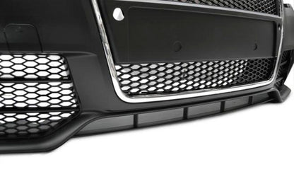 💫ART.10323 PARAURTI ANTERIORE 'SPORT' CHROMO NERO PER AUDI A4 04-08💫