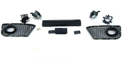 💫ART.10322 PARAURTI ANTERIORE 'SPORT' CHROMO NERO PER AUDI A3 08-12💫