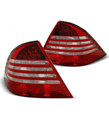 👉Fari Posteriori rossi e bianchi adatto per Mercedes Classe S W220 98-05👈