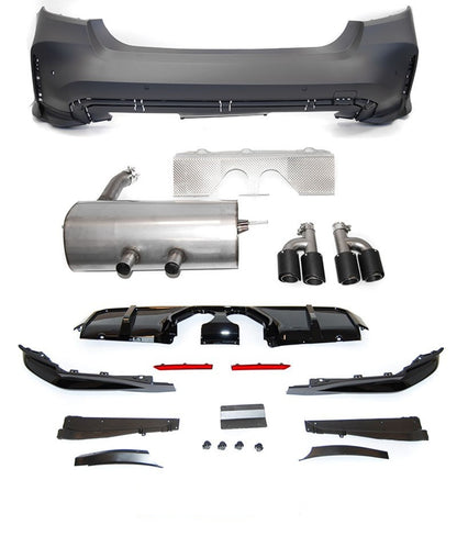 💫ART.10354 PARAURTI POSTERIORE G80 PERFORMANCE STYLE PER BMW F30 11-18💫