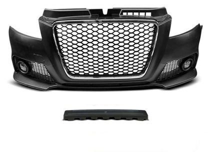 💫ART.10322 PARAURTI ANTERIORE 'SPORT' CHROMO NERO PER AUDI A3 08-12💫