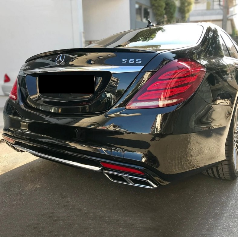 💫ART.7629 Paraurti Posteriore Look S65 AMG per M.Benz Classe S W222 13-17💫