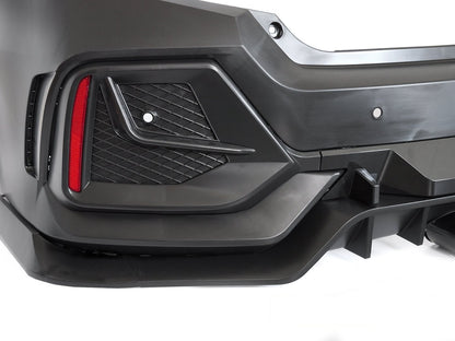 💫ART.10411 PARAURTI POSTERIORE PER HONDA CIVIC X HATCHBACK 16-21💫