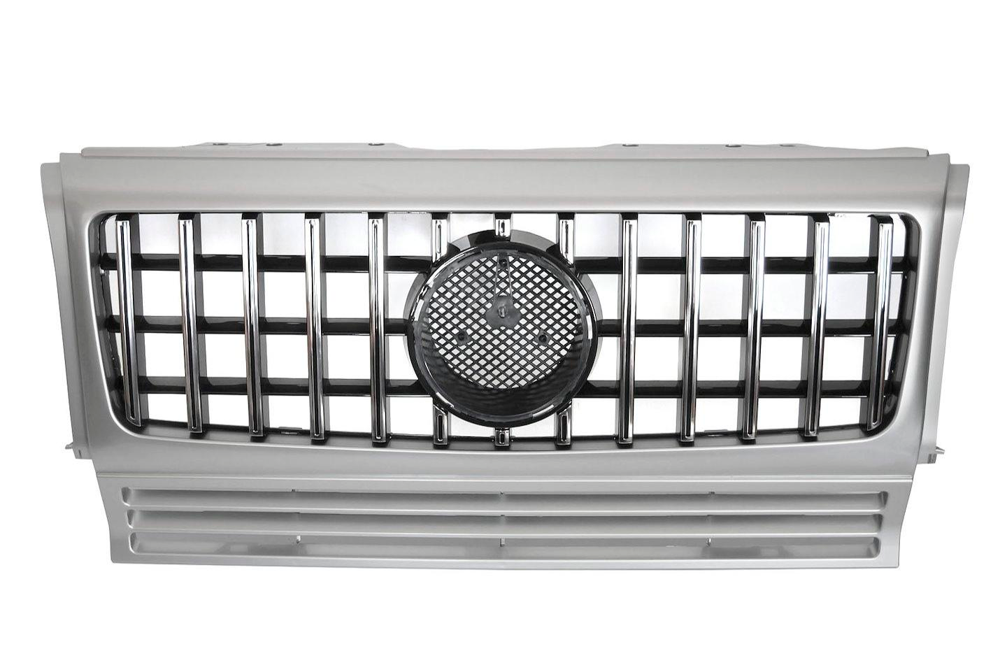 💫ART.9152 Griglia Sportiva Argento Chromato adatto per MERCEDES W463 90-12💫