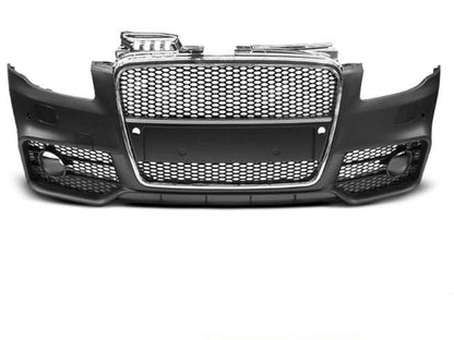 💫ART.10323 PARAURTI ANTERIORE 'SPORT' CHROMO NERO PER AUDI A4 04-08💫
