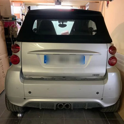 💫ART.8321 Diffusore Posteriore Nero Opaco per Smart Fortwo 451 💫