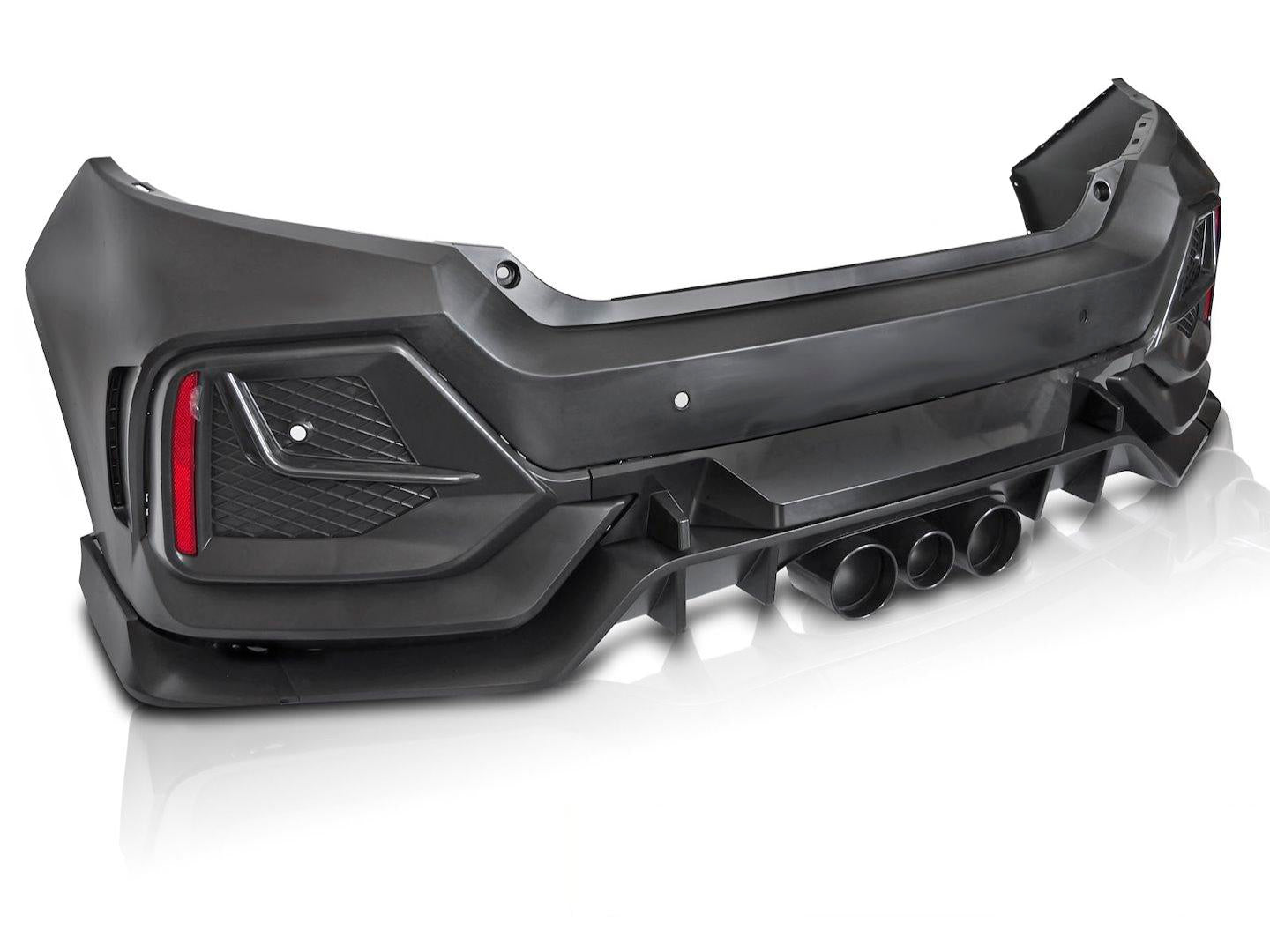 💫ART.10411 PARAURTI POSTERIORE PER HONDA CIVIC X HATCHBACK 16-21💫