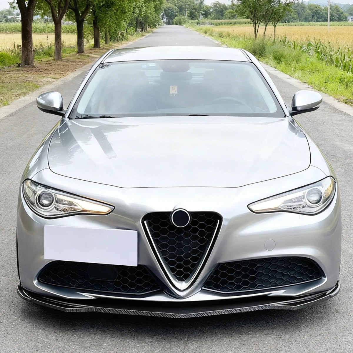💫ART.8432 Splitter Stile Sportivo In Carbonio per Alfa Romeo Giulia 952 2015-2019💫