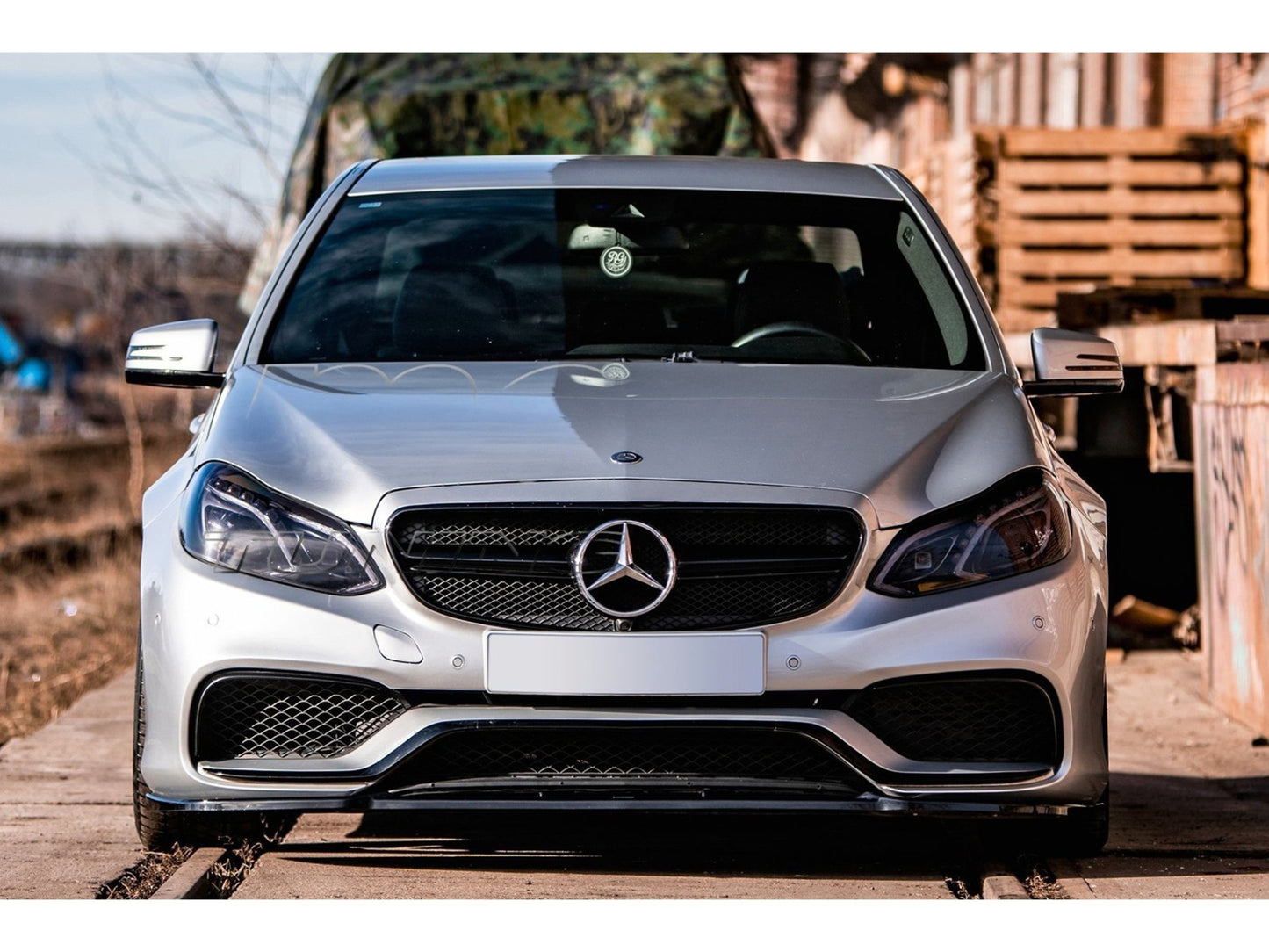💫ART.7487 Paraurti Anteriore LOOK E63 AMG per MERCEDES W212 13-16💫