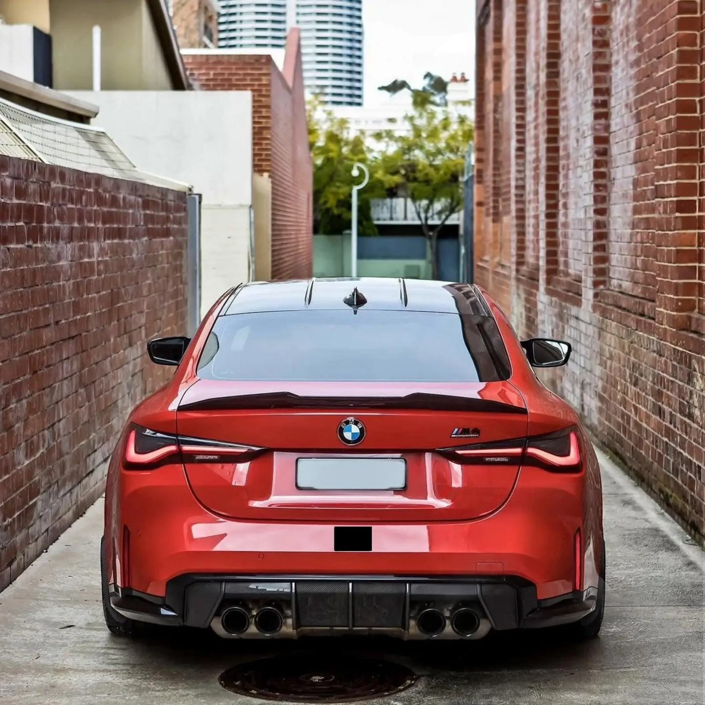 💫ART.6702 Spoiler Posteriore M4 Look per BMW 4 (G22) Coupé 2020+💫