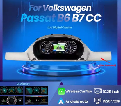🔥CRUSCOTTO DIGITALE TACHIMETRA LCD DA 10,25"  PER VW PASSAT B6 B7 🔥