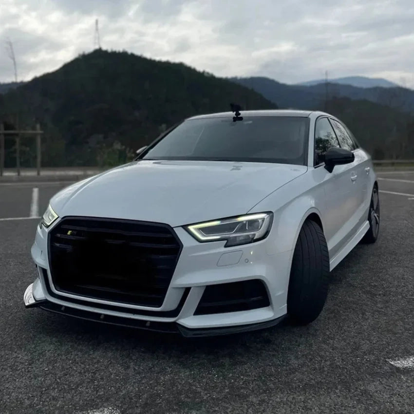 💫ART.5091 Splitter Anteriore Audi S3 A3 8V S-line 2017-2020 Saloon/Sportback💫