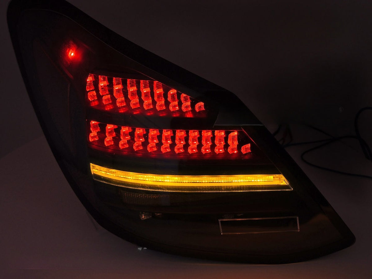 👉Fari posteriori LED neri adatto per Mercedes Classe C W205 14-21👈