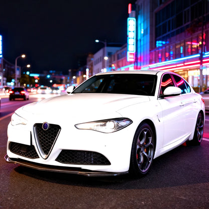 💫ART.8432 Splitter Stile Sportivo In Carbonio per Alfa Romeo Giulia 952 2015-2019💫