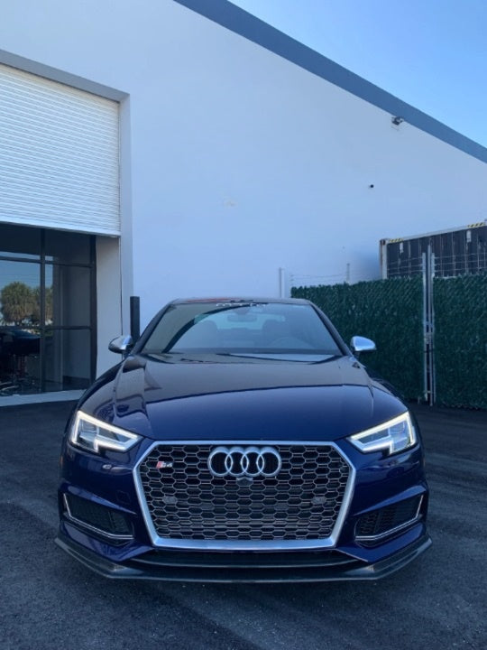 💫ART.8114 Griglia a nido d'ape Look RS4 per Audi A4 B9 2017-2019💫