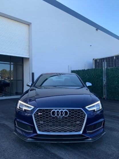 💫ART.8114 Griglia a nido d'ape Look RS4 per Audi A4 B9 2017-2019💫