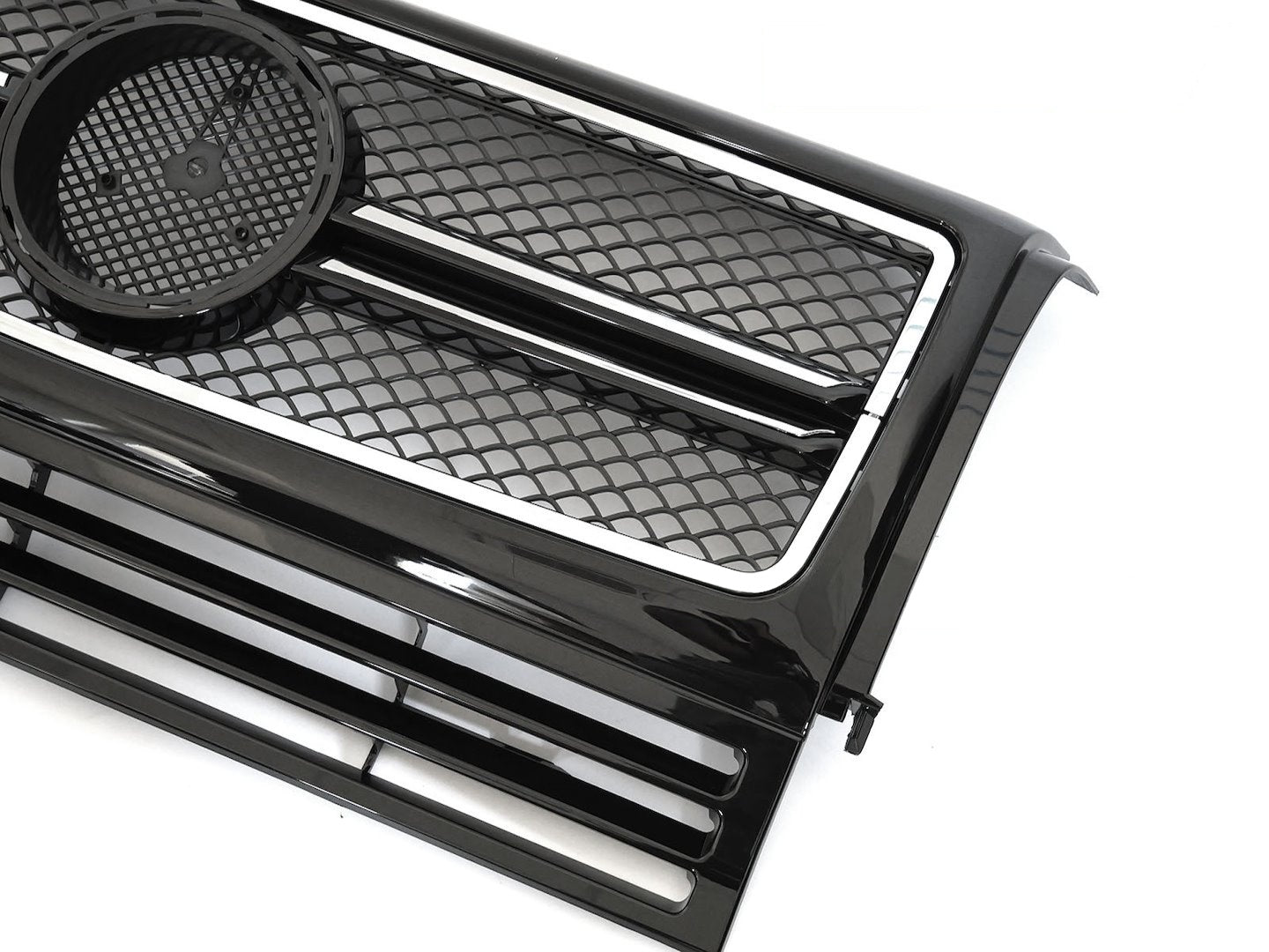 💫ART.9159 GRIGLIA SPORTIVA NERO CROMATO per MERCEDES W463 (90-12)💫