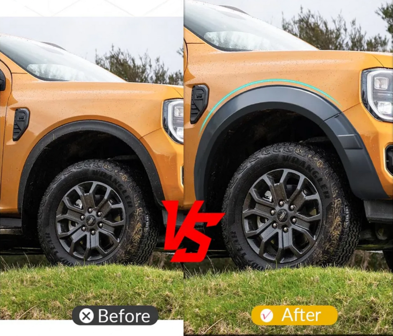 💫ART.8470 Parafanghi Allargati da 5'' per Ford Ranger NEXT-GEN T9 Wildtrak 2024+💫