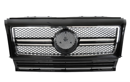 💫ART.9159 GRIGLIA SPORTIVA NERO CROMATO per MERCEDES W463 (90-12)💫