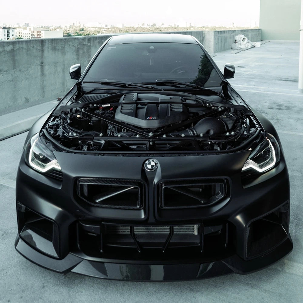 💫ART.8096 Splitter Anteriore per BMW Serie 2 M2 G87 23-25 Nero Lucido💫