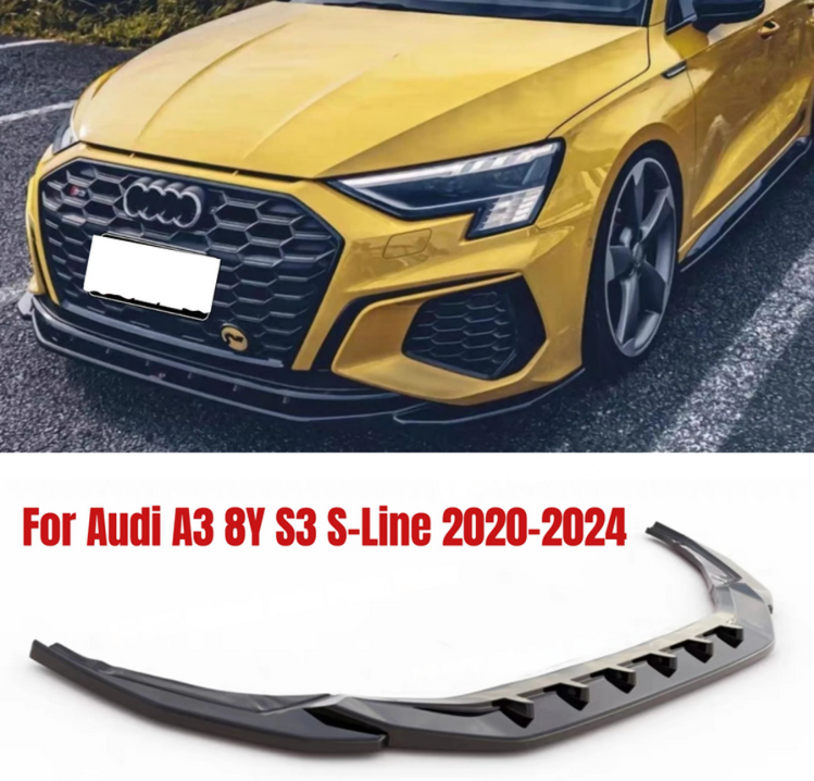 💕ART.8094 SPLITTER Audi A3 8Y S3 S-Line 2020-2024   💕