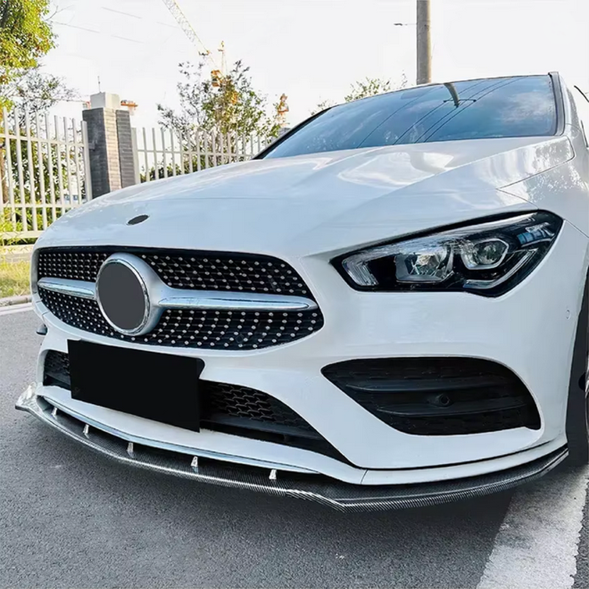 💫ART.8604 Splitter Anteriore (Nero Lucido) per Mercedes Benz CLA 2019-2023💫