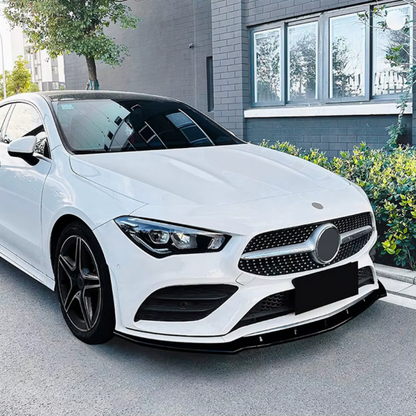 💫ART.8604 Splitter Anteriore (Nero Lucido) per Mercedes Benz CLA 2019-2023💫
