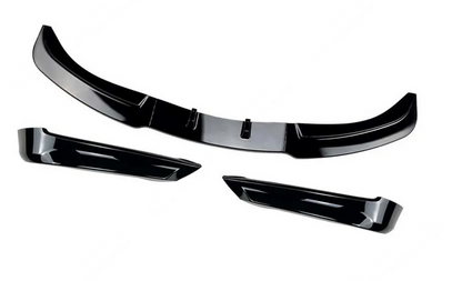 💫ART.8610 Splitter Anteriore Nero Lucido Per BMW Serie 3 E90 E91 2005-2008 Pre-Facelift💫