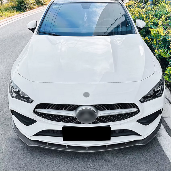 💫ART.8604 Splitter Anteriore (Nero Lucido) per Mercedes Benz CLA 2019-2023💫