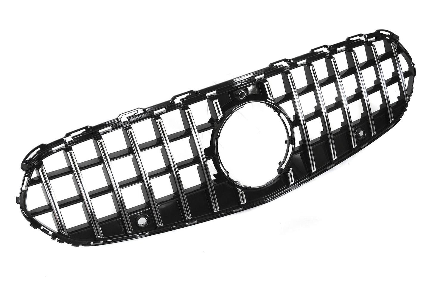💫ART.9168 GRIGLIA SPORTIVA NERO CROMATO per MERCEDES W206 / S206 21-💫
