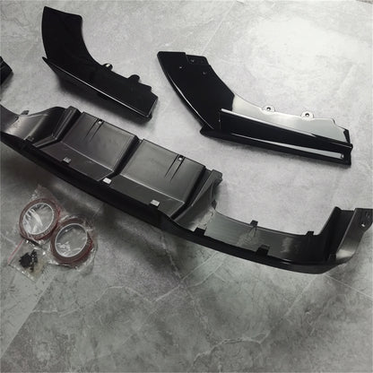 💫ART.8546 Diffusore Posteriore Stile MT Nero Lucido per BMW F87 M2 2016-2021💫