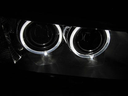 👉Fari anteriori Angel Eyes a LED neri adatto per BMW X3 F25 10-07.14👈