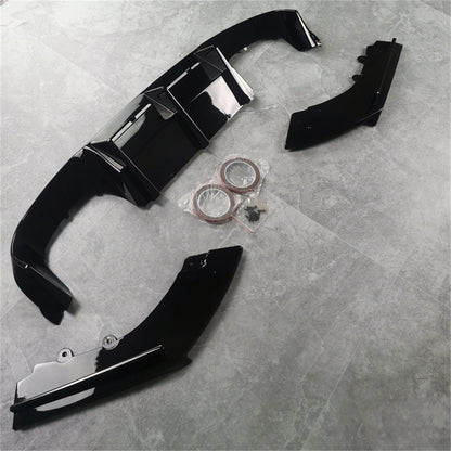 💫ART.8546 Diffusore Posteriore Stile MT Nero Lucido per BMW F87 M2 2016-2021💫