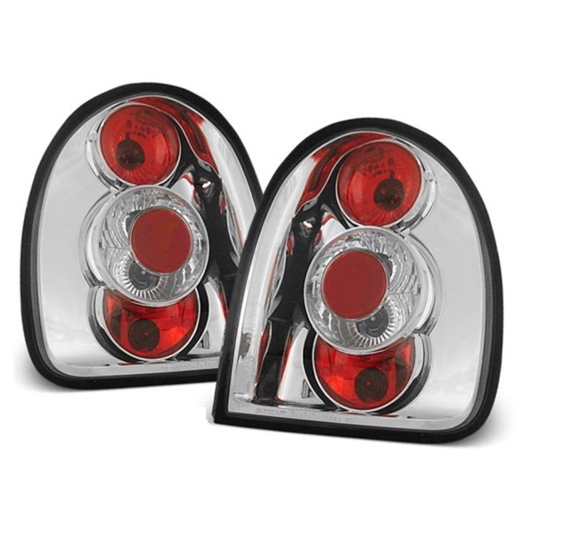 👉Fanali posteriori cromati adatto per OPEL CORSA B 02.93-10.00 3P👈