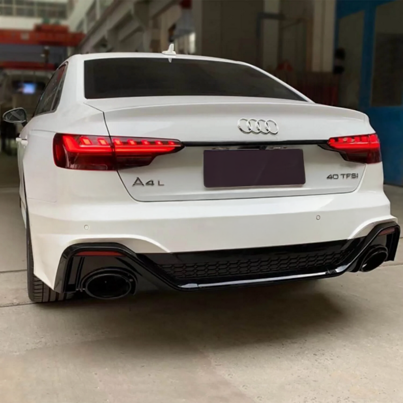 💫ART.7426 Paraurti Posteriore Look RS4 PDC adatto per AUDI A4 B9 20-24💫