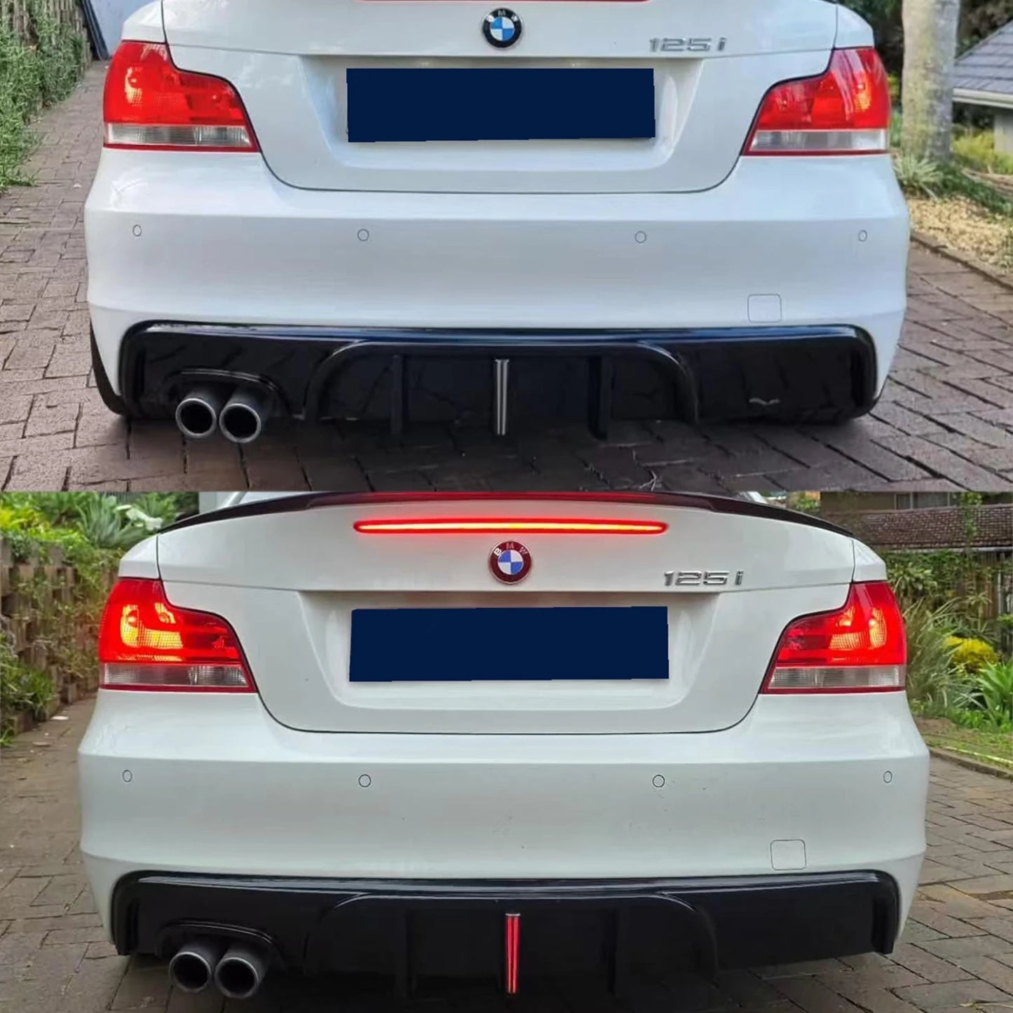 💫ART.8549 F1 Stile Diffusore Posteriore Per Bmw Serie 1 / M Sport 2007-2014💫