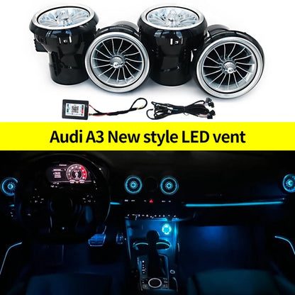 💫ART.8559 Prese d'aria Cruscotto LED per Audi A3 S3 RS3 8V 8Y 8P 2004-2020💫