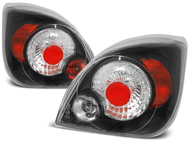 👉Fari Posteriori adatto per FORD FIESTA MK4/5 10.95-04.02 NERI👈