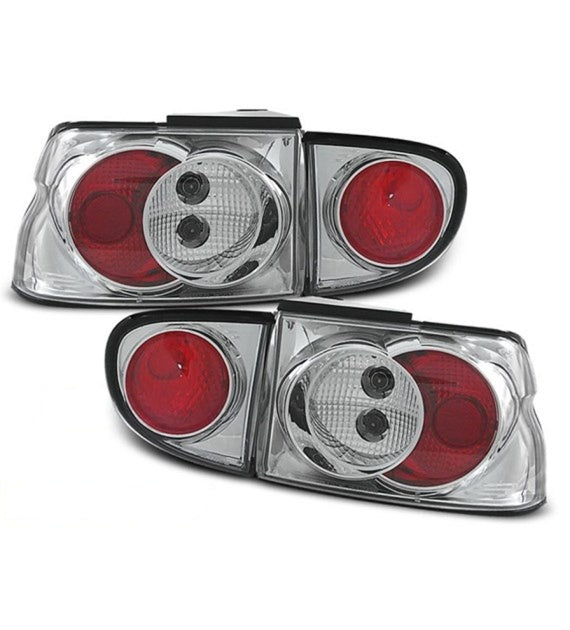 👉Fari Posteriori adatto per FORD ESCORT MK6/7 93-00 Cromati👈