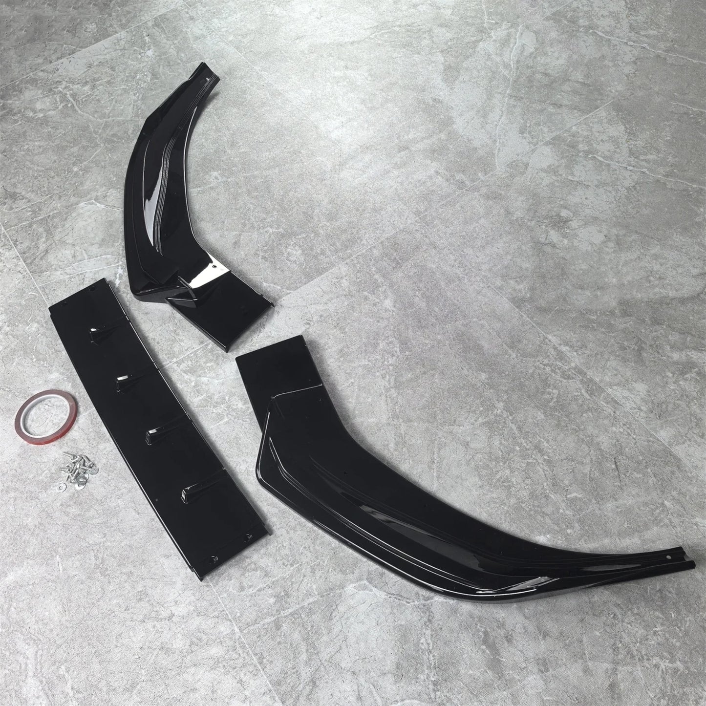 💫ART.8591 Splitter Anteriore Stile Maxton Nero Lucido per Mercedes Classe V W447 2024+💫