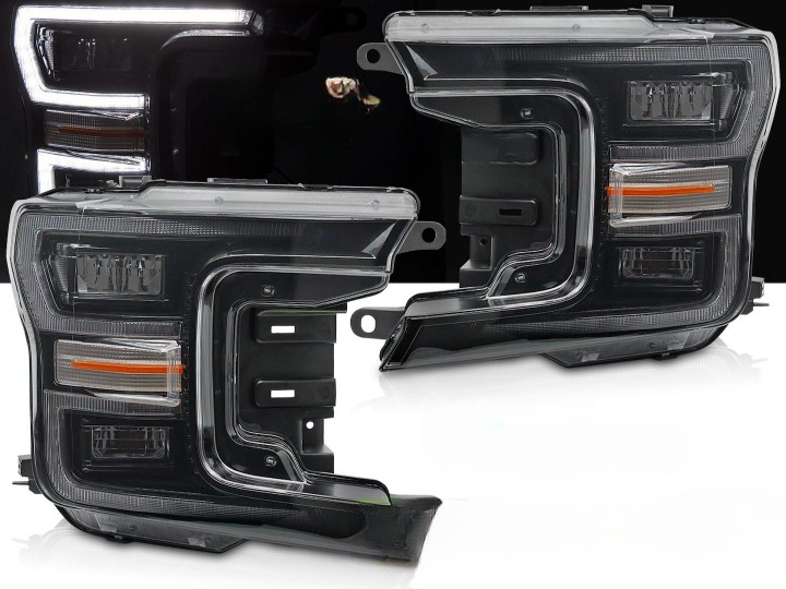 💫ART.9348 FARI ANTERIORI CON LED DRL SEQ PER FORD F150 MK13 17-20💫