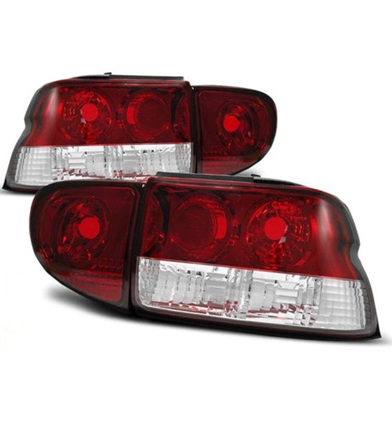 👉Fari Posteriori adatto per FORD ESCORT MK6/7 93-00 ROSSO BIANCO👈