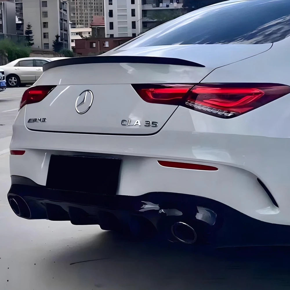 💫ART.8598 Spoiler Posteriore Nero Lucido Per Mercedes Benz CLA 2019-2024 ABS💫