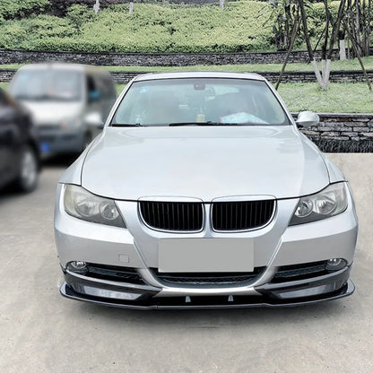 💫ART.8611 Splitter Anteriore Look Carbonio Per BMW Serie 3 E90 E91 2005-2008 Pre-Facelift💫