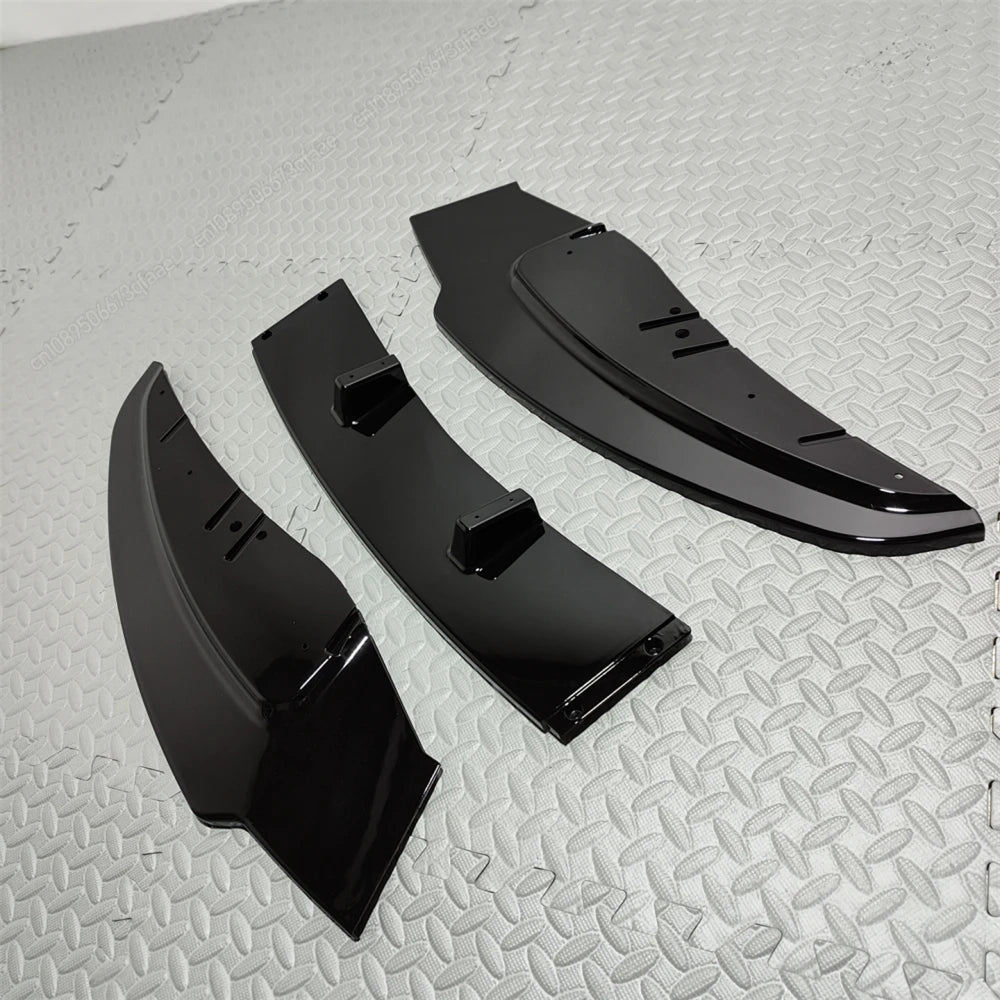 💫ART.8613 Splitter Anteriore Nero Lucido Per BMW Serie 1 E81 E82 E87 E88 07-11 💫