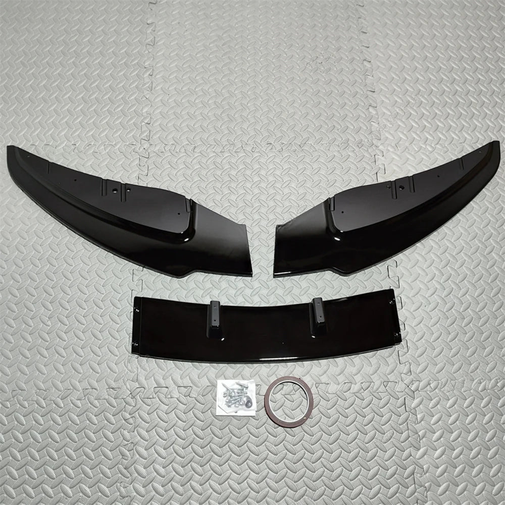 💫ART.8613 Splitter Anteriore Nero Lucido Per BMW Serie 1 E81 E82 E87 E88 07-11 💫